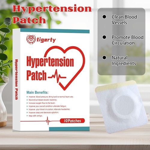 Herbal hypertension patch 10pc - hypertension,