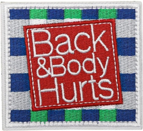 Back body hurts patch health - back,