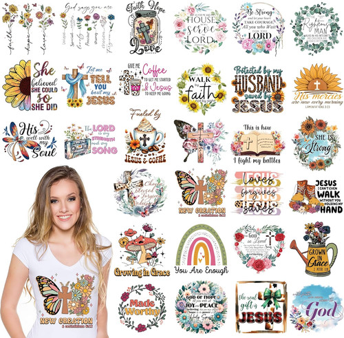 Christian iron patches - christian,