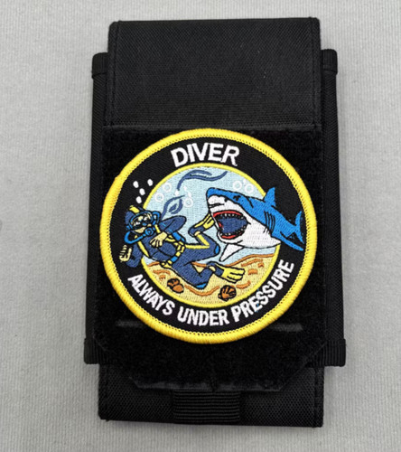 Striking diver always under - "diver...always,