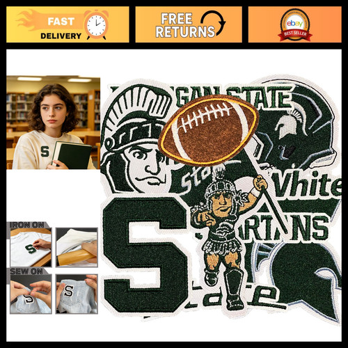 Pcs football iron on - pcs,